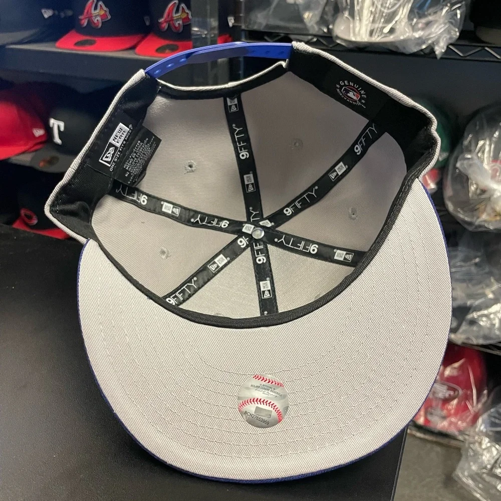 New Era - MLB Baseball Hat - Los Angeles Dodgers ‘D’ Logo 9FIFTY Snapback Cap - Picture 6 of 6